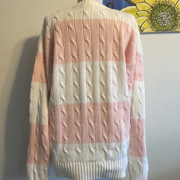 Tommy Hilfiger-cable knit 100% cotton sweater-vintage perfect condition 😃 - Picture 4 of 6